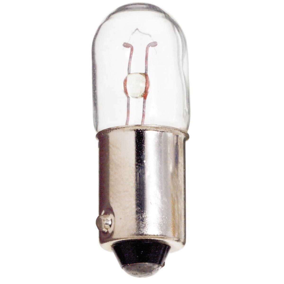 Satco S6917 313 4.76 Watt miniature T3 1/4 500 Average rated hours Miniature Bayonet base 28 Volt