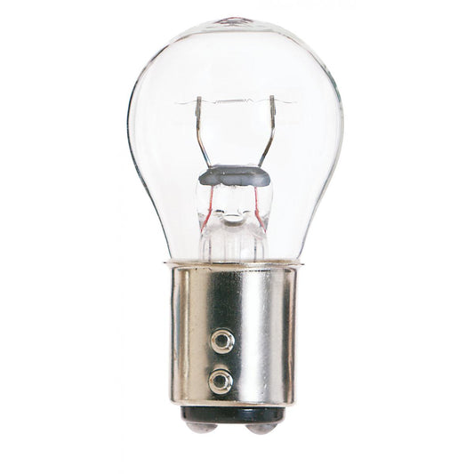 Satco S6956 1154 16.83 Watt miniature S8 200 Average rated hours DC Indexed Bayonet base 6.4 Volt