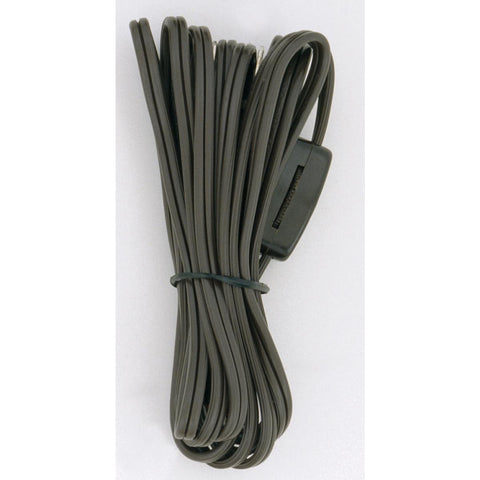 Satco S70-107 8 Foot Cord, Switch And Plug Brown Finish