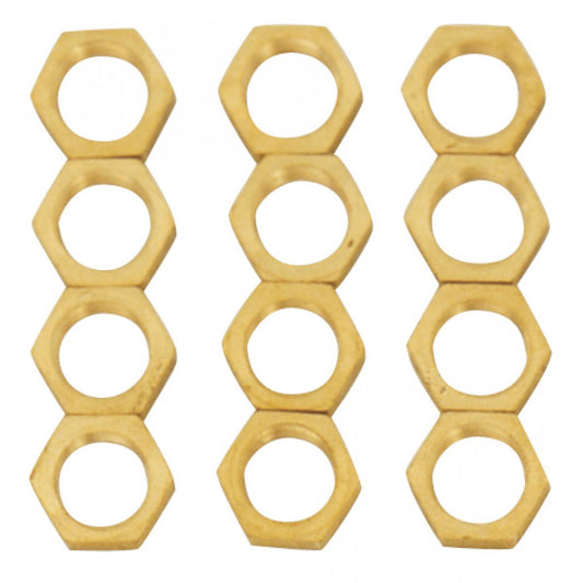 Satco S70-172 12 Brass 1/8 IPS Locknuts