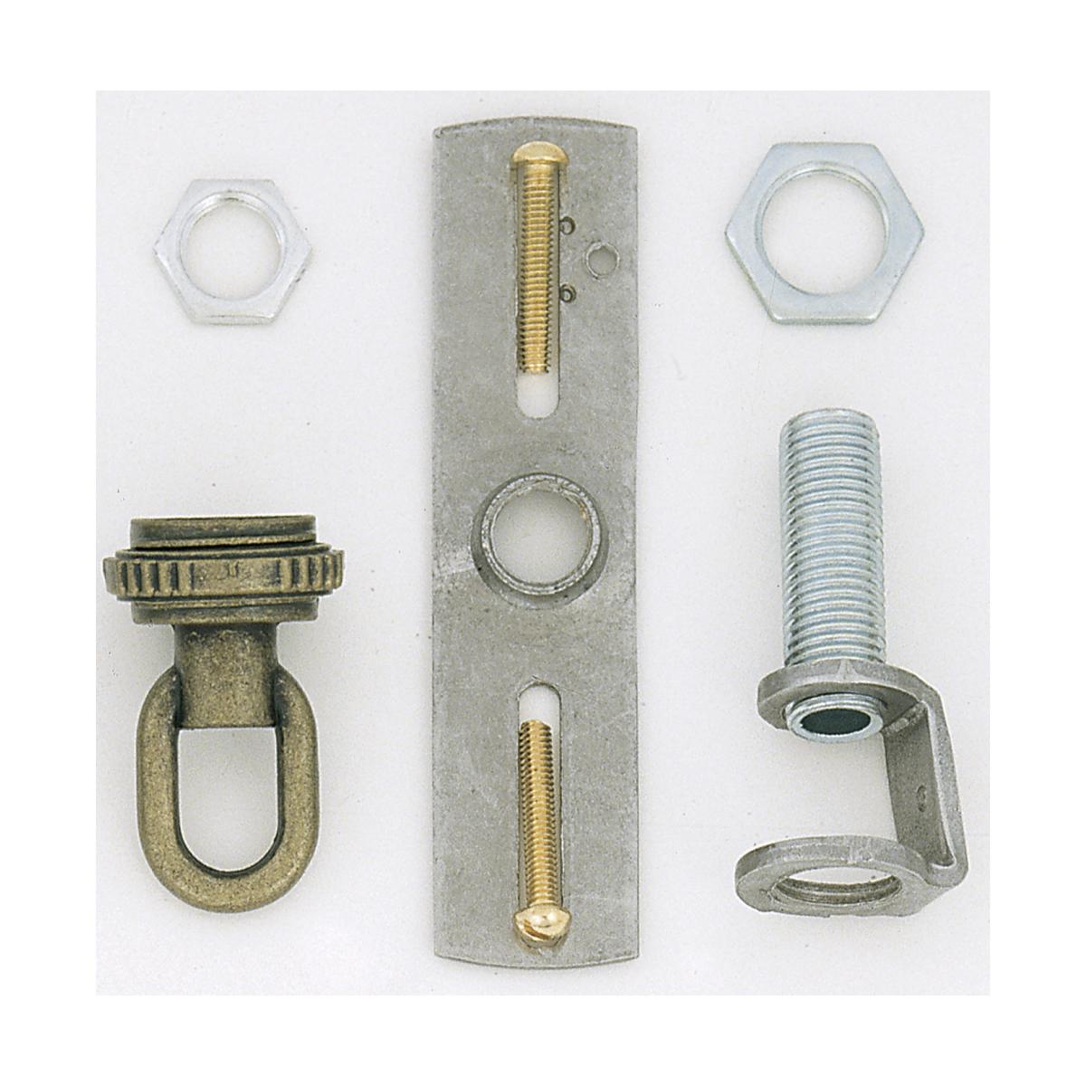 Satco S70-352 Loop And Ring Kit Antique Brass Finish