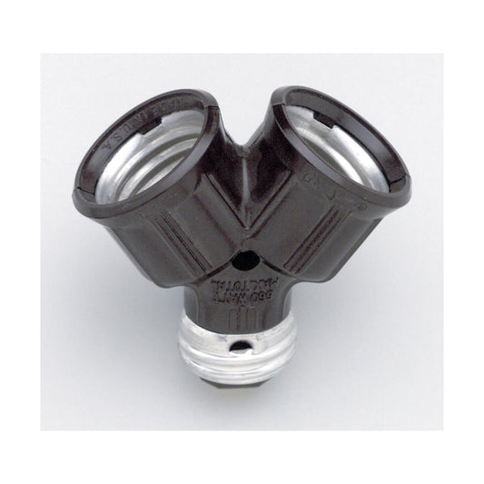 Satco S70-541 Bakelite Single To Twin Lamp Holder