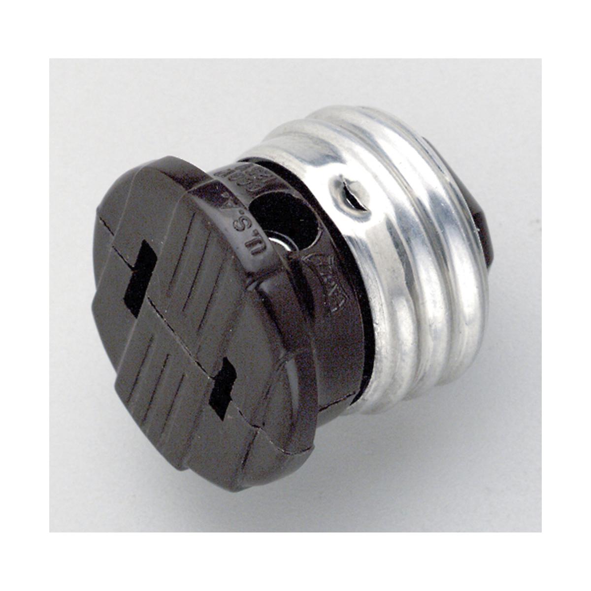 Satco S70-545 Bakelite Socket Adapter Brown Finish