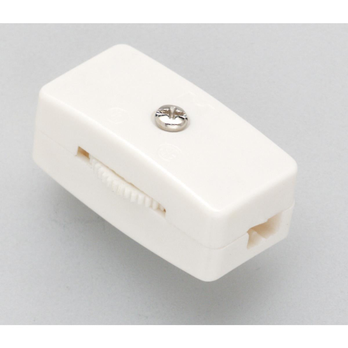 Satco S70-572 Inline Cord Switch White Finish