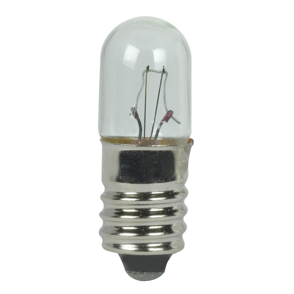 Satco S7076 1821 5 Watt miniature T3 1/4 500 Average rated hours Miniature Screw base 28 Volt