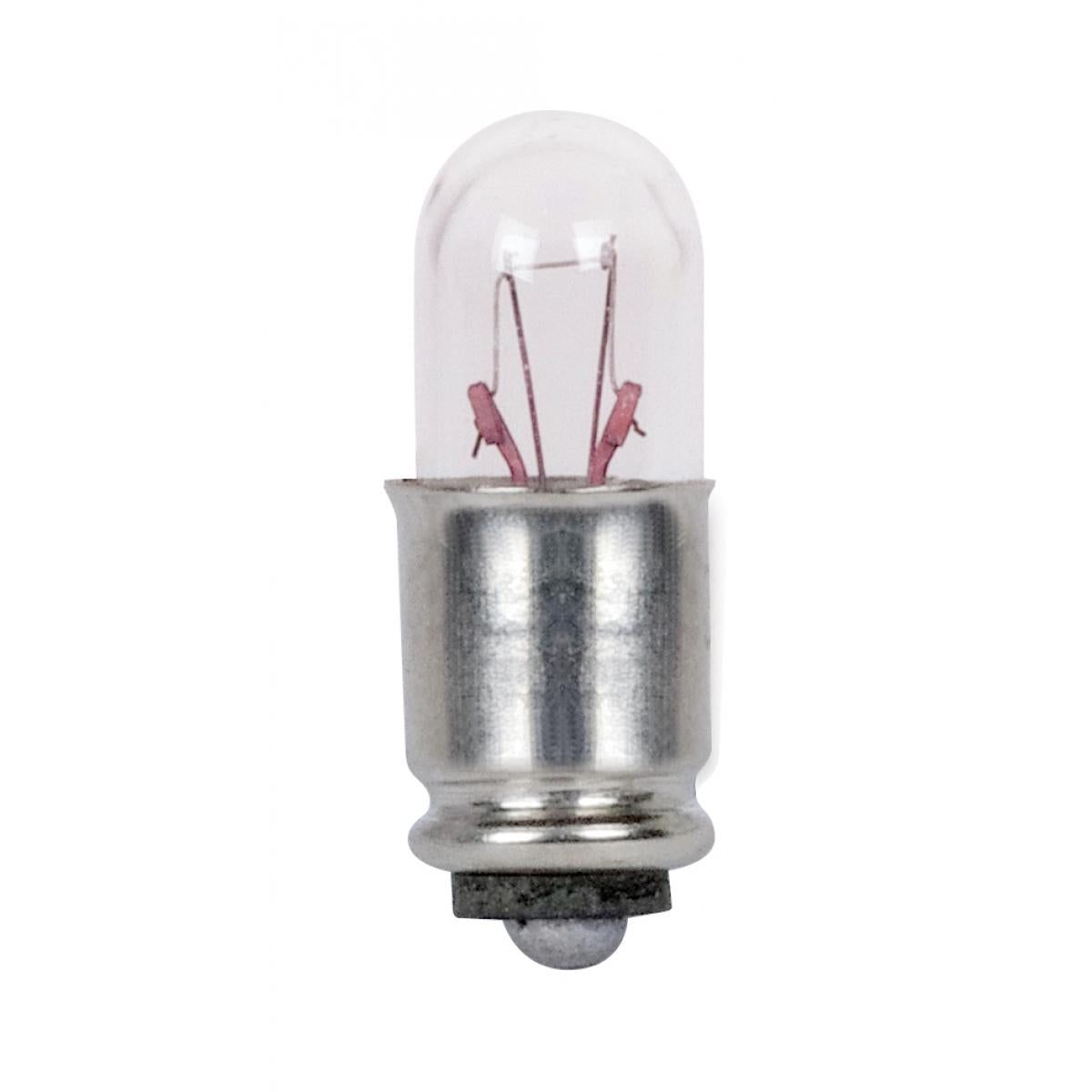 Satco S7116 334 1.12 Watt miniature T1 3/4 4000 Average rated hours Midget Grooved base 28 Volt