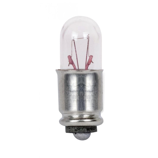 Satco S7116 334 1.12 Watt miniature T1 3/4 4000 Average rated hours Midget Grooved base 28 Volt