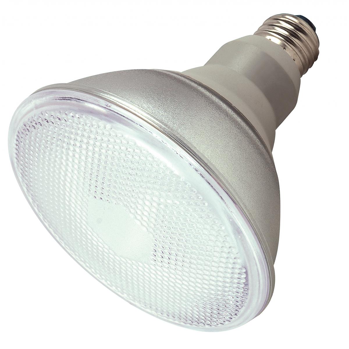 Replacement for Satco S7201 23PAR38/E26/2700K/120V 23 Watt PAR38 Compact Fluorescent 2700K 82 CRI Medium base 120 Volt - NOW LED