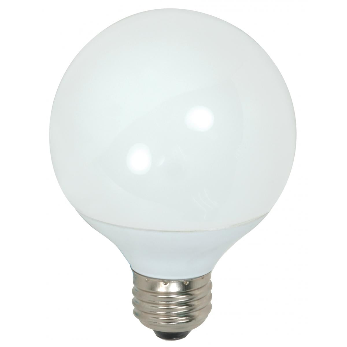 Satco S7303 9G25/E26/5000K/120V 9 Watt G25 Compact Fluorescent 5000K 82 CRI Medium base 120 Volt