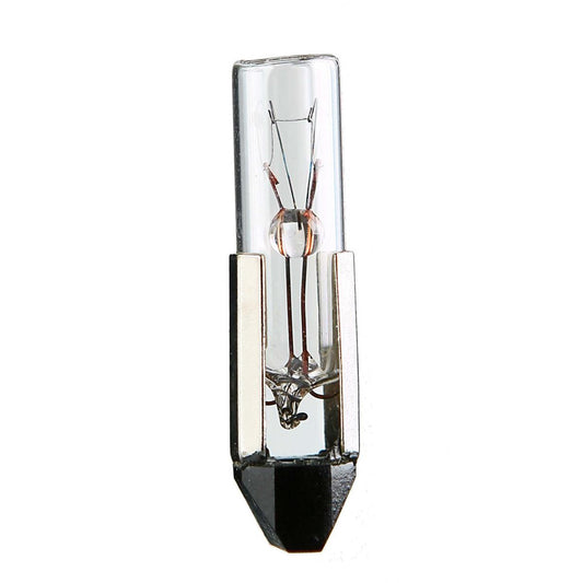 Satco S7828 28PSB5 2.04 Watt Miniature T2 Clear 6000 Average rated hours Telephone slide base 28 Volt