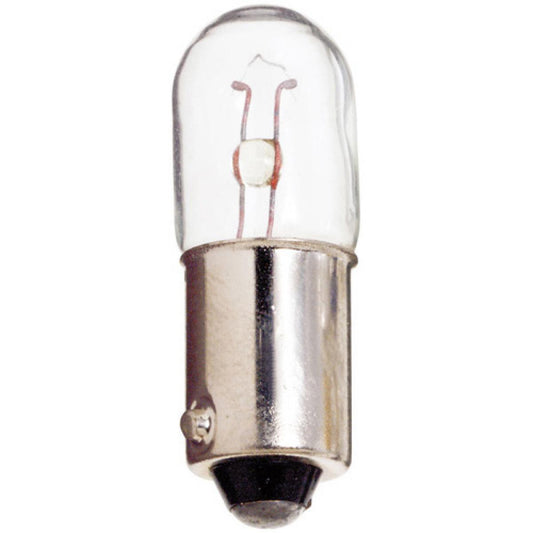 Satco S7862 1813 1.44 Watt miniature T3 1/4 1000 Average rated hours Miniature Bayonet base 14.4 Volt