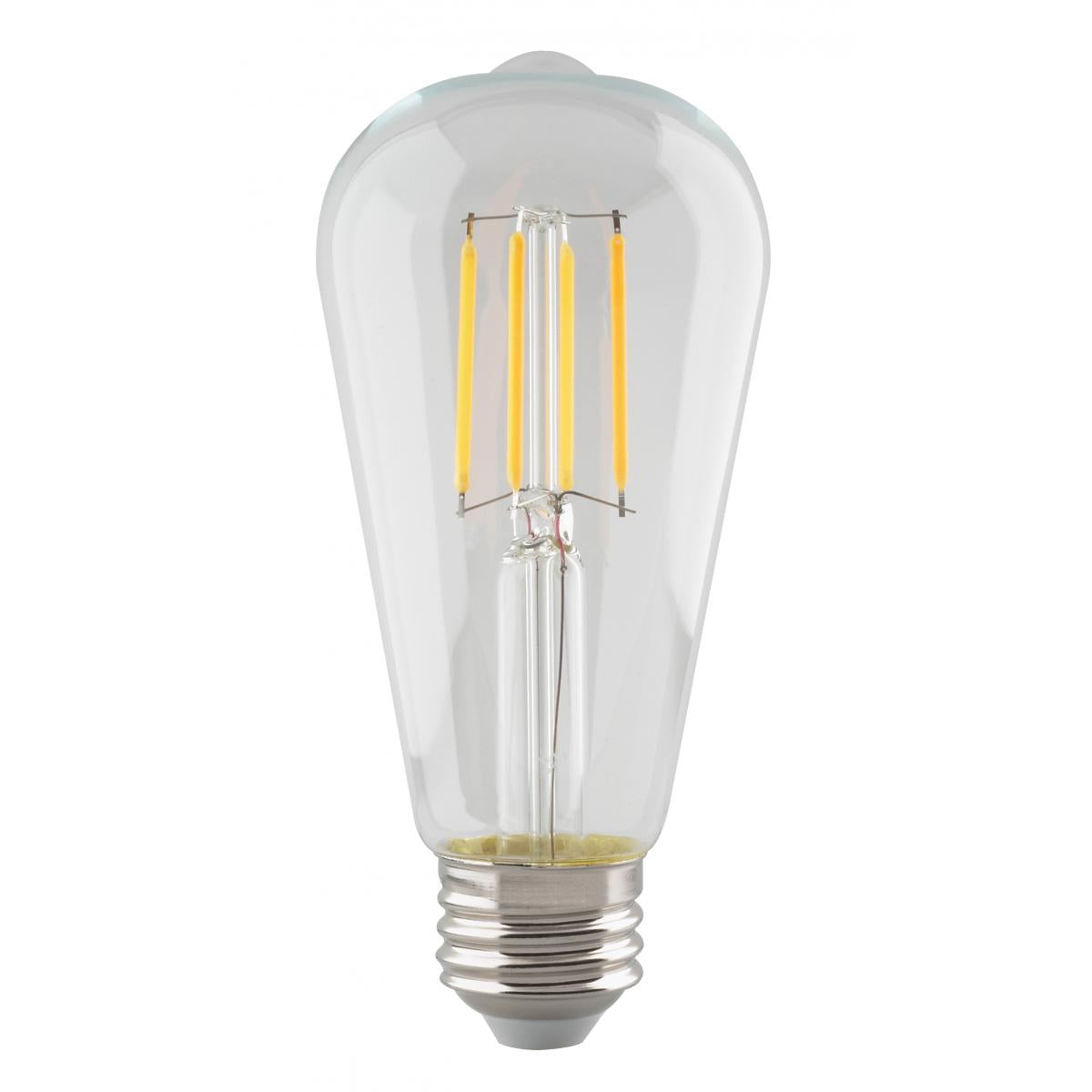 Replacement for Satco S8554 5ST19/CL/LED/927/E26 5.5 Watt ST19 LED Clear Medium base 2700K 120 Volt - NOW S21360