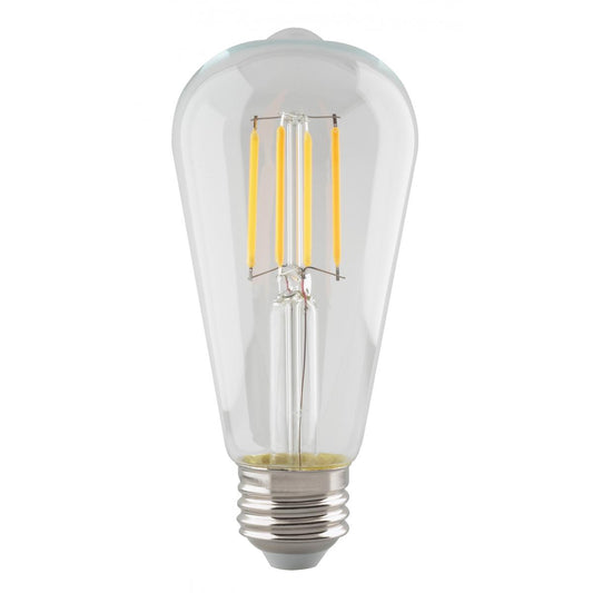 Replacement for Satco S8554 5ST19/CL/LED/927/E26 5.5 Watt ST19 LED Clear Medium base 2700K 120 Volt - NOW S21360
