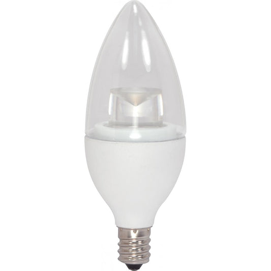 Satco S8950 2.8CTC/LED/3000K/165L/120V 2.8 Watt B11 LED 3000K Candelabra base 120 Volt
