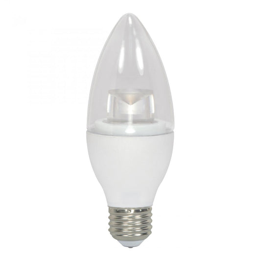 Satco S8953 4.5ETC/LED/3000K/E26/120V 4.5 Watt B11 LED 3000K Medium base 120 Volt
