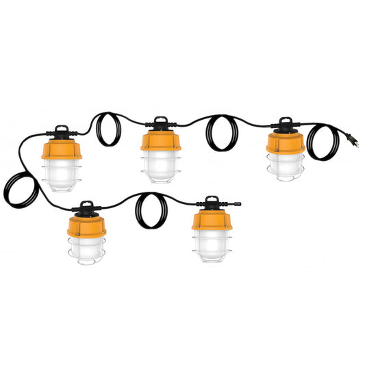 Replacement for Satco S8976 100W LED High lumen LED string light 5000K Integrated cord