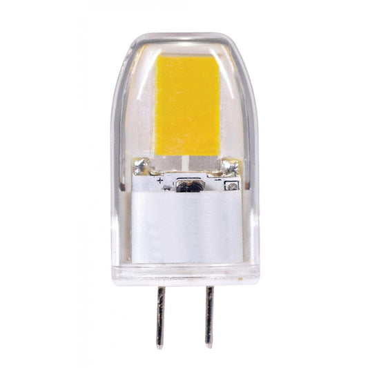 Satco S9545 LED 3W JC/G6.35 12V 5000K 300L 3W JC LED 5000K G6.35 base 12 Volt AC/DC