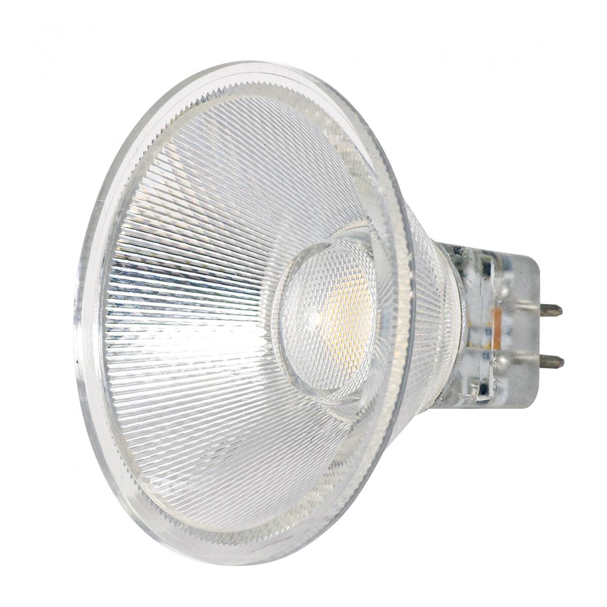 Satco S9552 3MR16/LED/40'/3000K/12V 3 Watt LED MR16 LED 3000K 40 deg. Beam Angle GU5.3 base 12 Volt