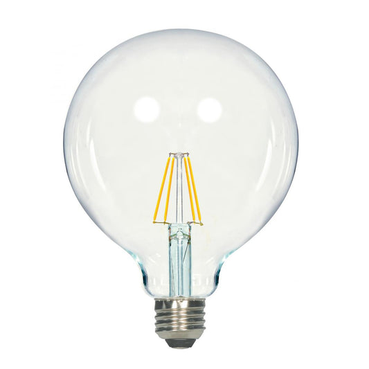Satco S9566 7G40/CL/LED/E26/27K/120V 6.5 Watt G40 LED Clear Medium base 2700K 800 Lumens 120 Volt - NOW S21252