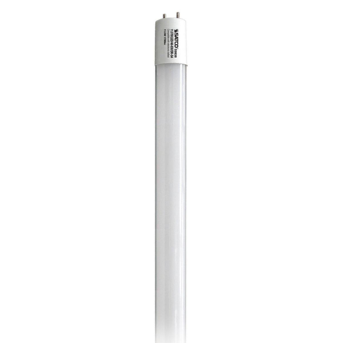 Replacement for Satco S9938 11.5T8/LED/48-830/DR-DM 11.5 Watt T8 LED Medium bi-pin base 3000K 1700 Lumens