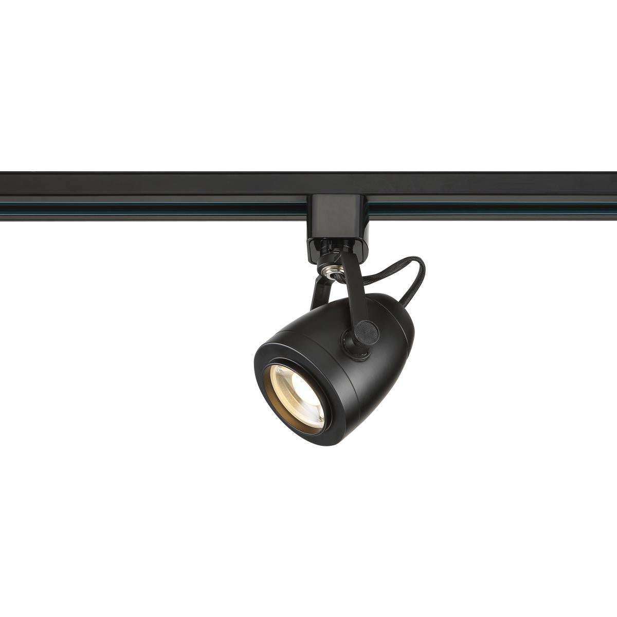 Satco TH412 1 Light - LED - 12W Track Head - Pinch Back - Black - 24 Deg. Beam