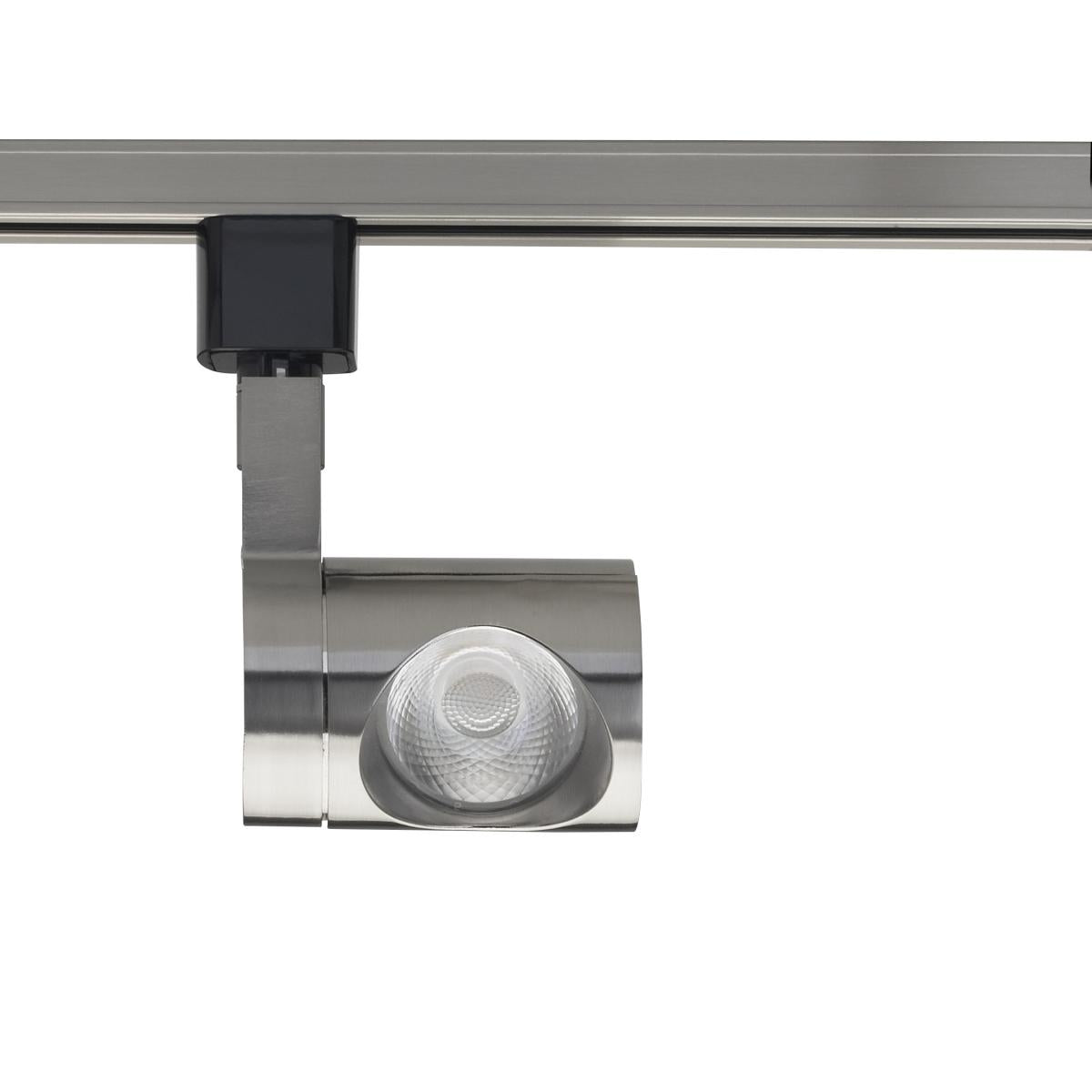 Satco TH445 1 Light - LED - 12W Track Head - Pipe - Brushed Nickel - 24 Deg. Beam