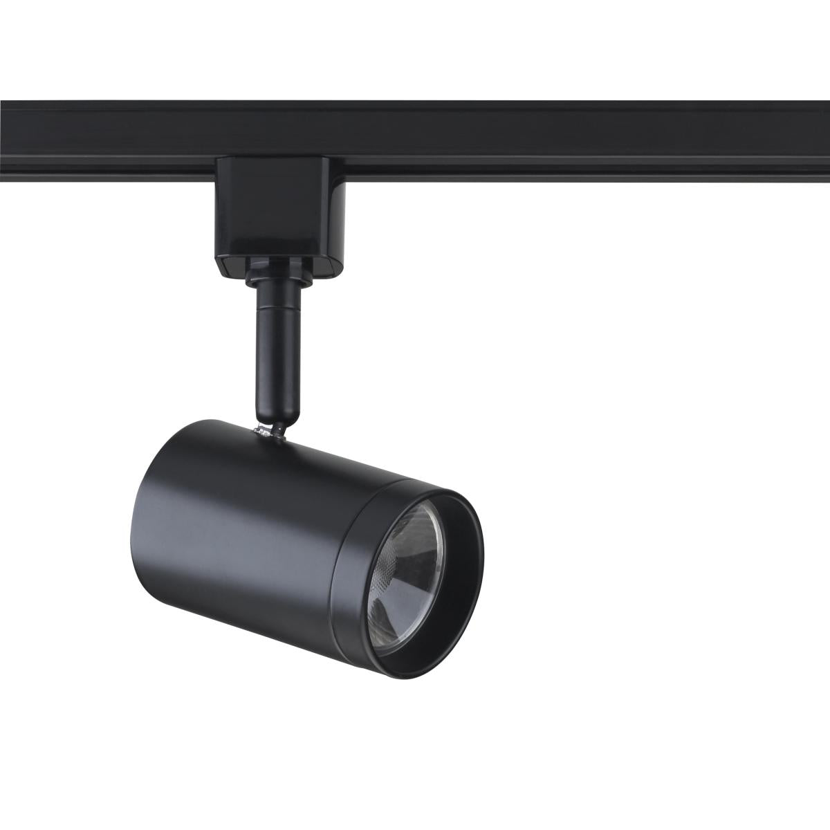 Satco TH472 1 Light - LED - 12W Track Head - Small Cylinder - Black - 24 Deg. Beam