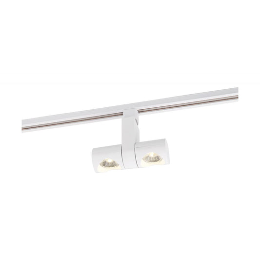 Satco TH483 LED 24 Watt Track Head Dual Pipe White 36 deg. Beam Angle