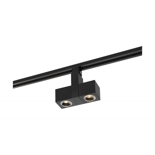 Satco TH484 LED 24 Watt Track Head Dual Square Black 24 deg. Beam Angle