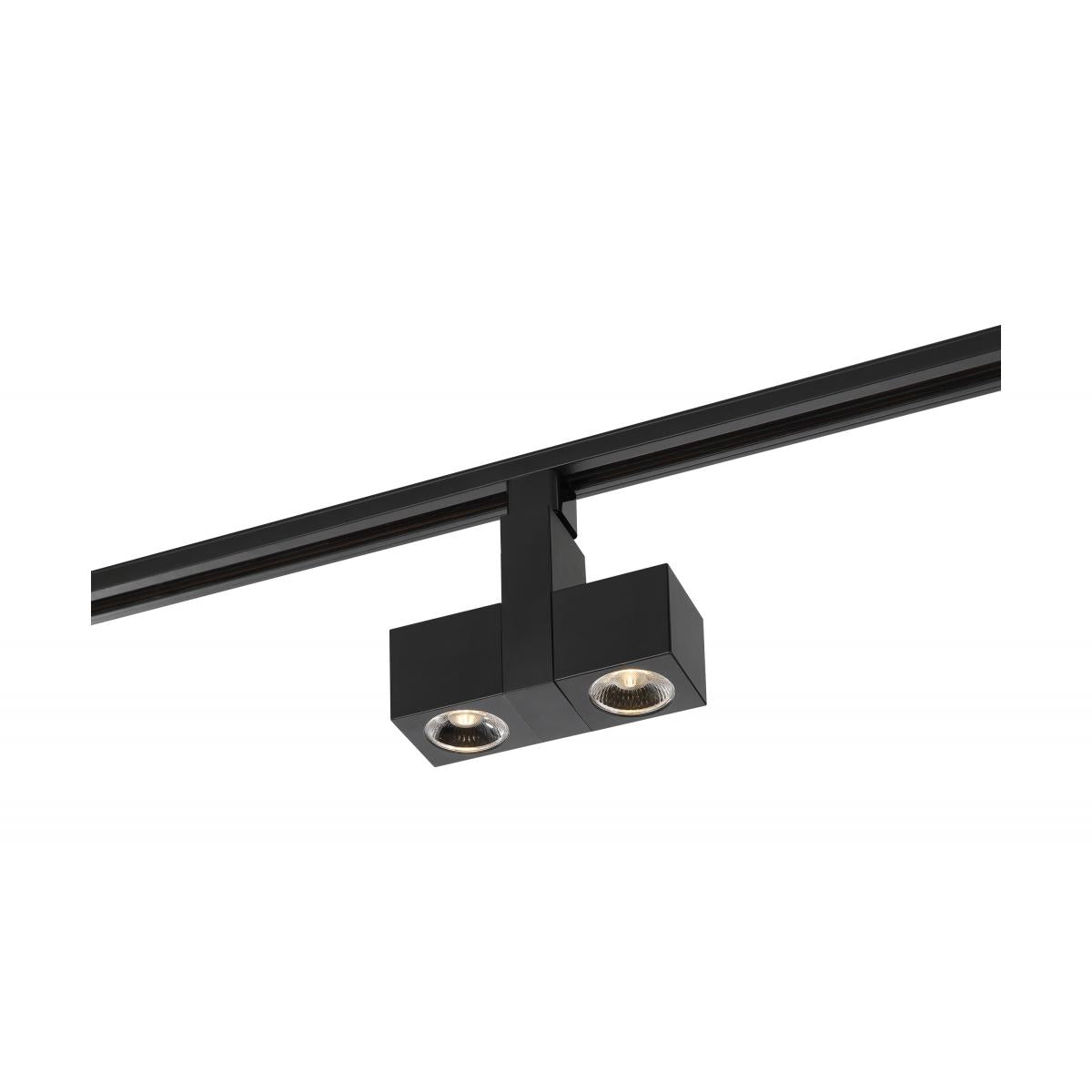 Satco TH485 LED 24 Watt Track Head Dual Square Black 36 deg. Beam Angle