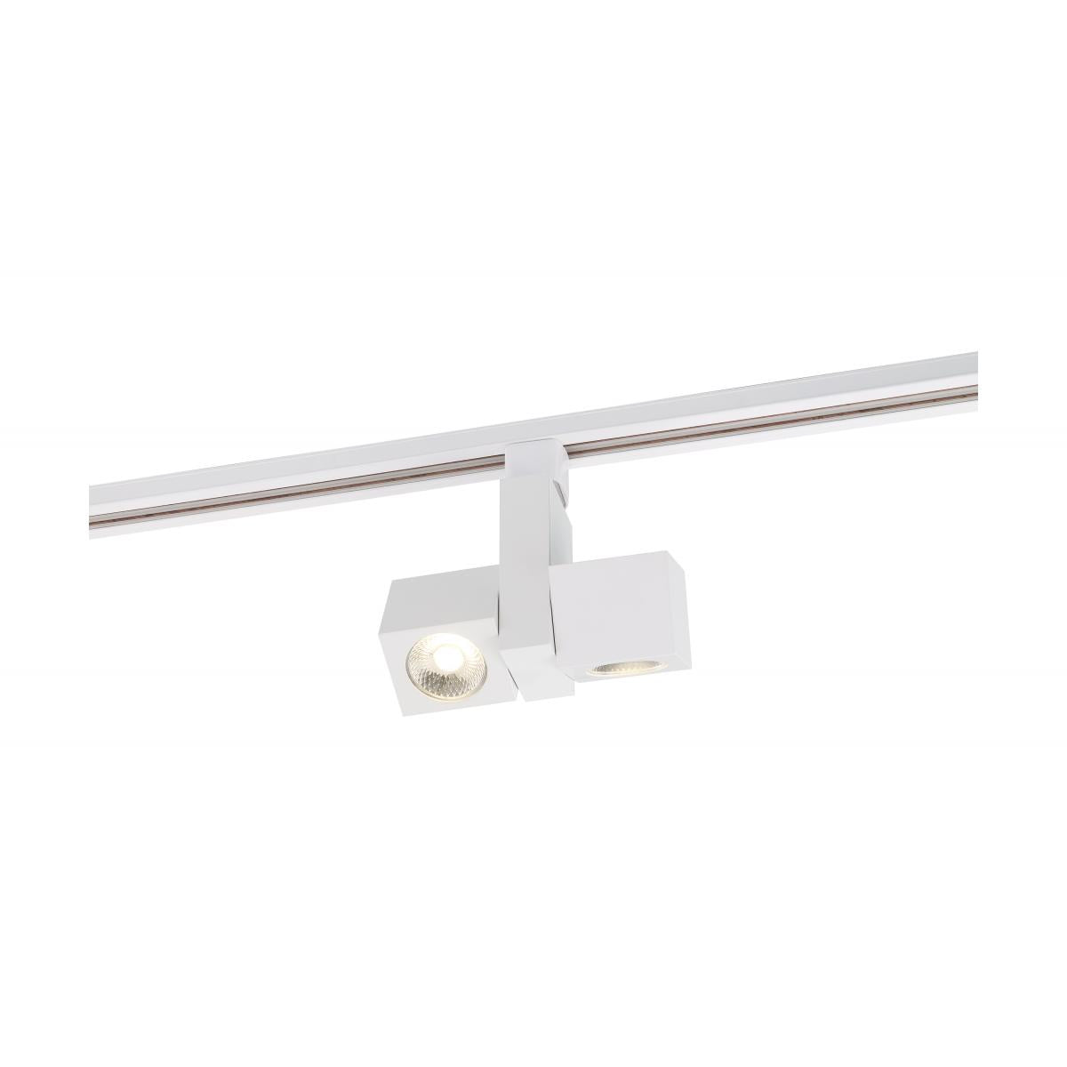 Satco TH487 LED 24 Watt Track Head Dual Square White 36 deg. Beam Angle