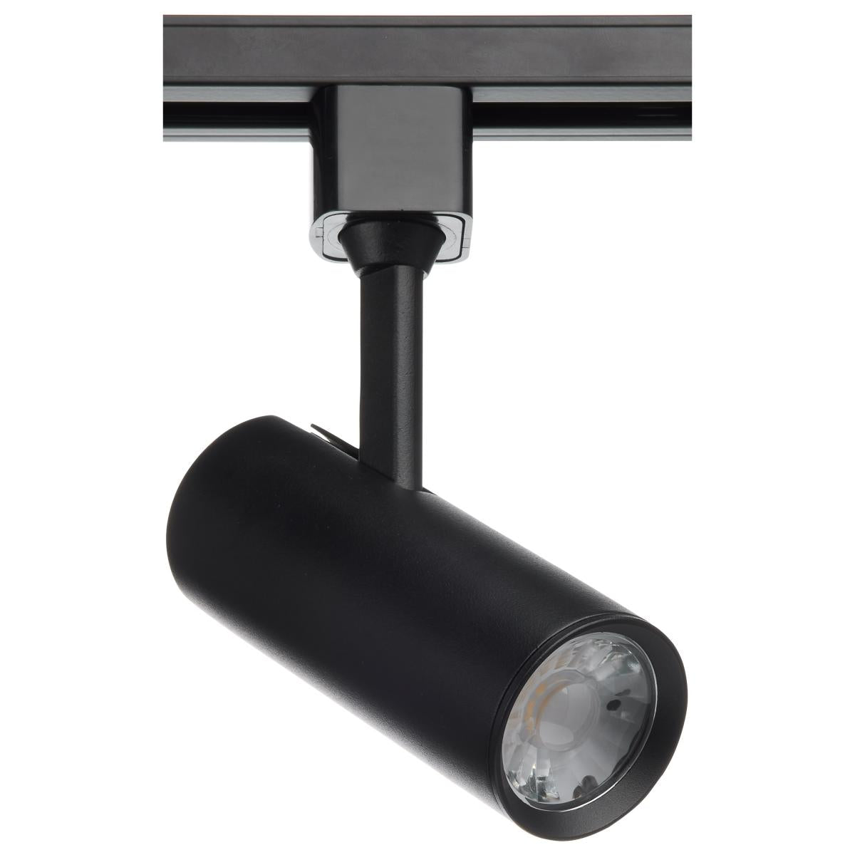 Satco TH604 10 Watt; LED Commercial Track Head; Black; Cylinder; 36 Degree Beam Angle
