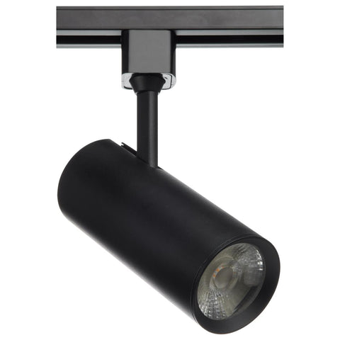 Satco TH614 20 Watt; LED Commercial Track Head; Black; Cylinder; 36 Degree Beam Angle