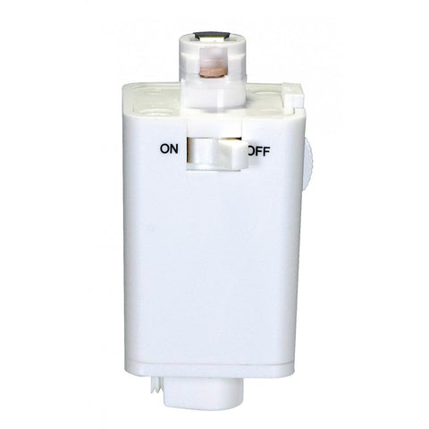 Satco TP231 Pendant Track Adapter White Finish
