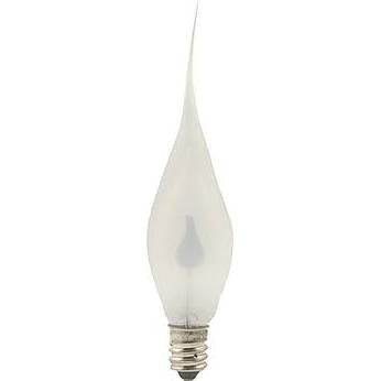Bulbrite 411003 SF/F3CTC 3W CA5 FLICKER SILICONE 15MM E12 120V