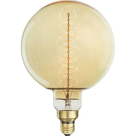 Bulbrite 137401 NOS60-GLOBE G63 Grand Nostalgic Spiral Medium Base Bulb