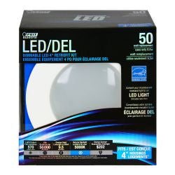 Feit LEDR4/850/CAN 570 Lumen 5000K 4 Inch Dimmable Retrofit Kit