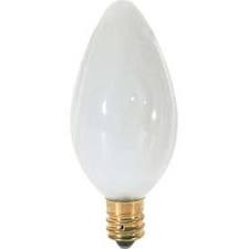 15 Watt Incandescent White F10 Bulb, Candelabra Base - S3361-Satco