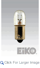Eiko 755-  6.3V .15A/T3-1/4 Mini Bay Base