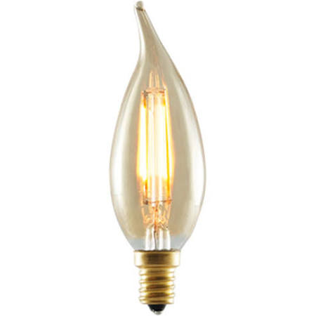 Replacement for Bulbrite 776603 LED2CA10/22K/FIL-NOS/2 Filaments CA10 Bulb Antique - NOW 776903