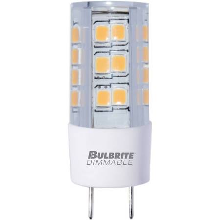 Bulbrite 770576 LED4GY8/30K/120/D 4.5W LED GY8 CLEAR 3000K 120V DIMMABLE