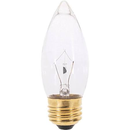 Satco S3734 25W TORP STD FR 25 watt B11 Incandescent Frost Medium base 120 volts