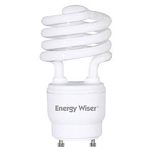 Replacement for Bulbrite 509701 CF18WW/T2/GU24 18 Watt 120 Volt 2700K T2 COIL GU24 CFL