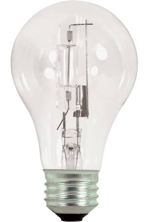 Replacement for Satco S2403 53A19/HAL/ES/CL/120V 53W Halogen A19 120V Clear - NOW LED S12423