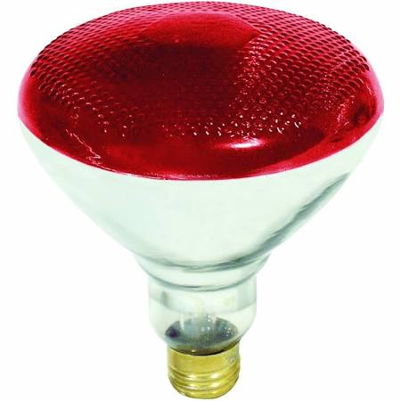 Replacement for Feit 100PAR/R/1 PAR38 Incandescent Floodlight 100W Red - NOW BR38 SIZE ONLY