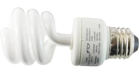 Replacement for TCP 80101441 14W CFL 60 Watt 4100K Spiral CFL