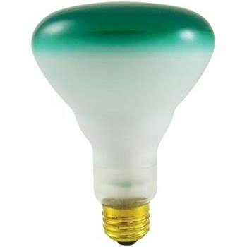 Replacement for Bulbrite 244075 75R30G 75W Reflector Wide Flood Incandescent Bulb Green - NOW SATCO